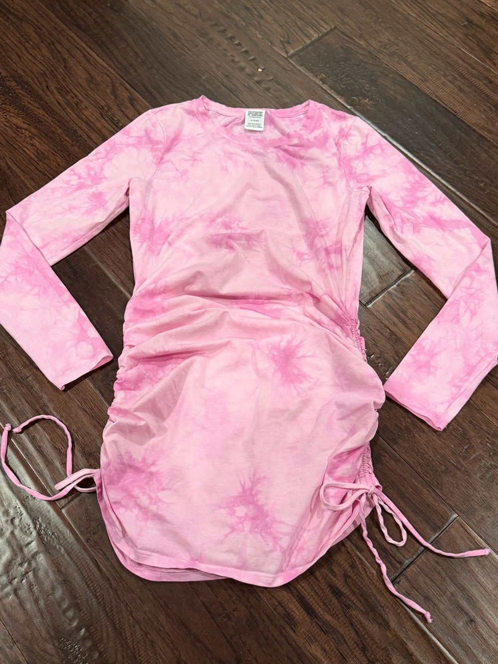 PINK Victoria's Secret Pink Tie-Dye Crewneck Top